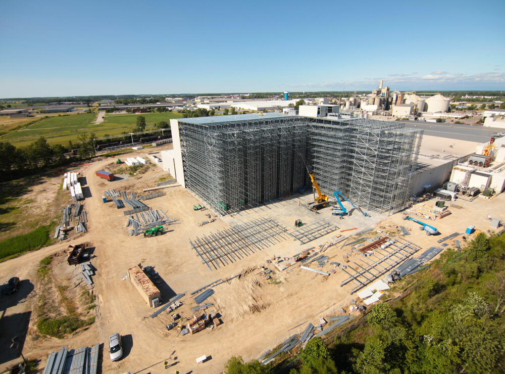 Cargill Plant's racking in progress