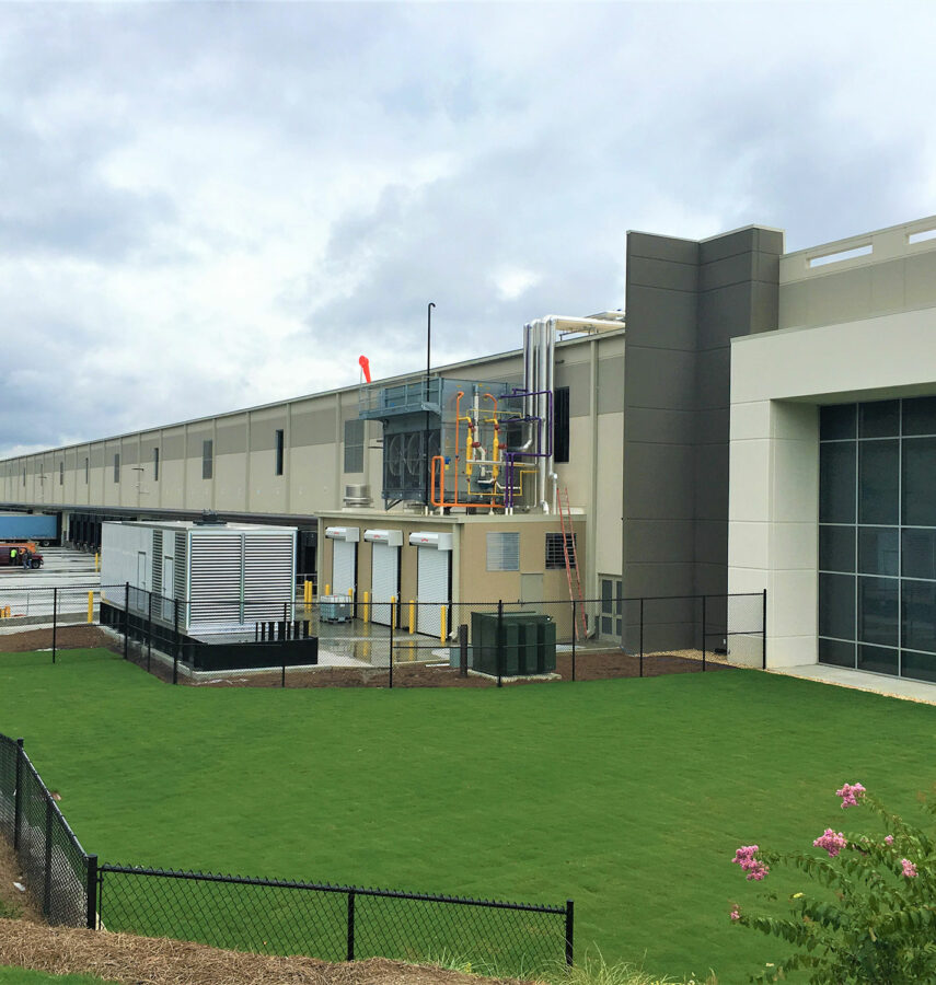 Armada Logistics freezer and cool dock exterior.