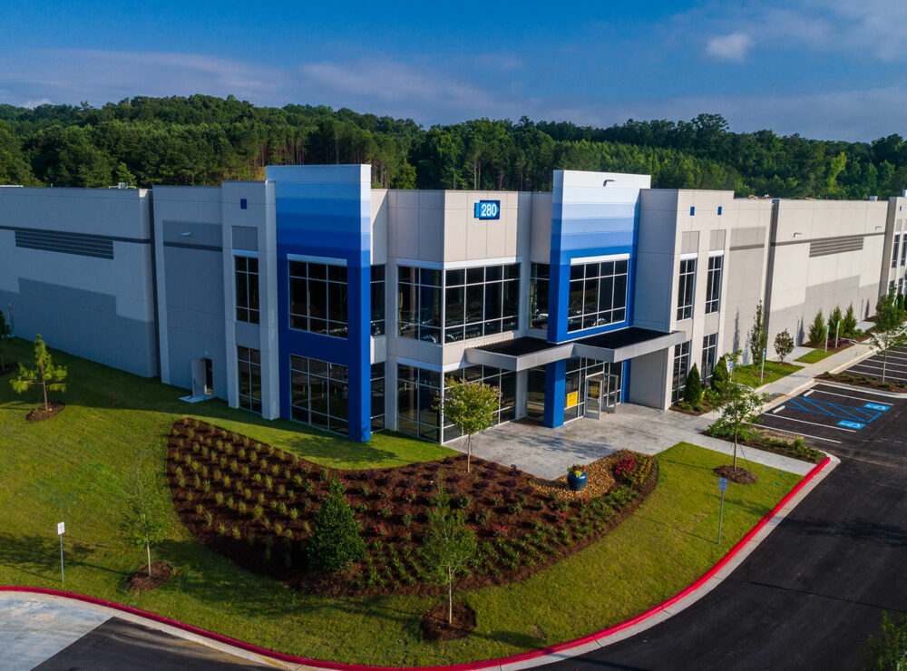 IDI Logistics Speculative Warehouse aerial photo of final building