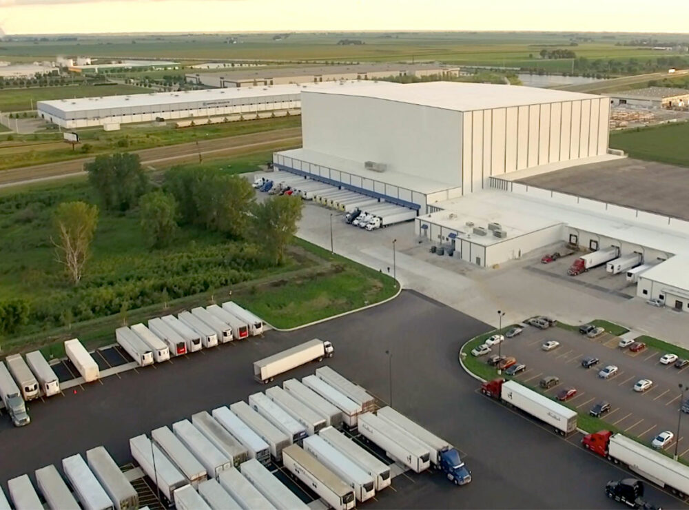 Americold Rochelle exterior aerial photo