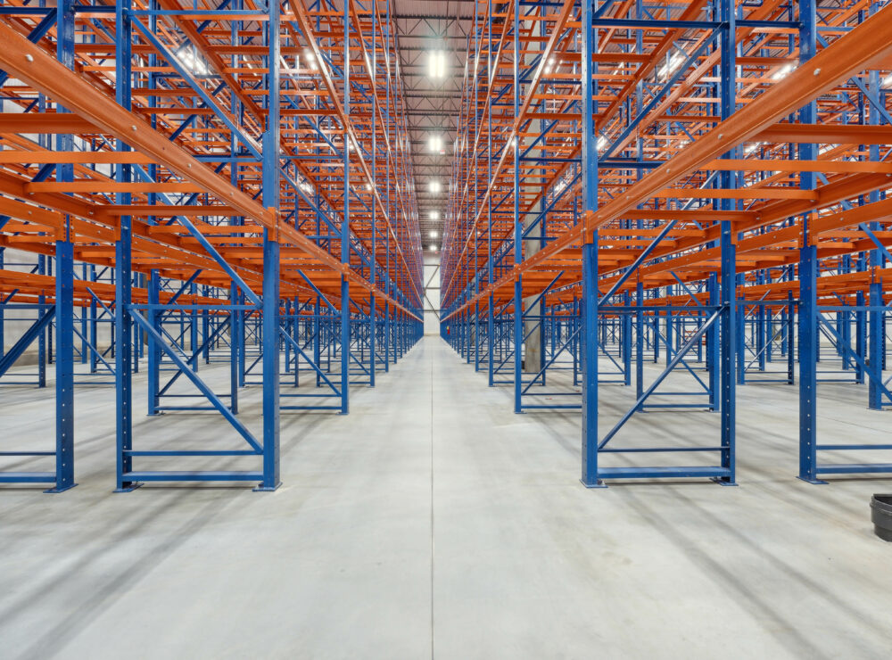 A&D Foods interior racking