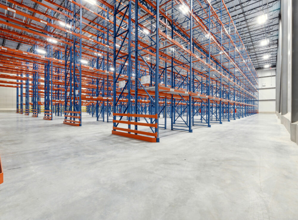 A&D Foods interior racking
