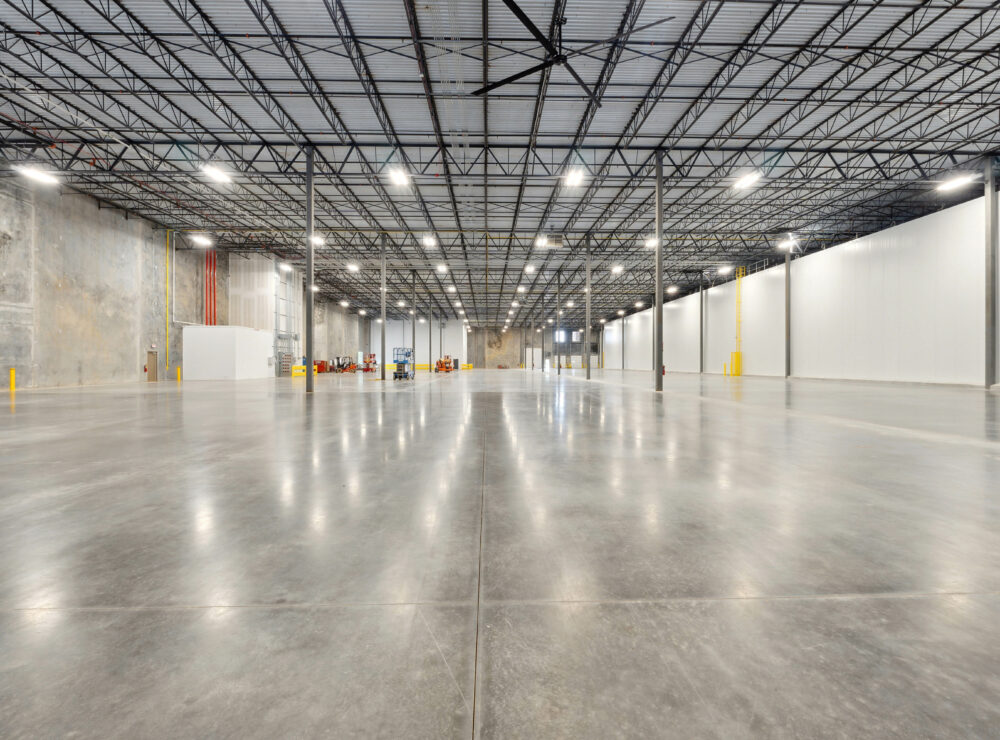 Flex storage space in freezer facility