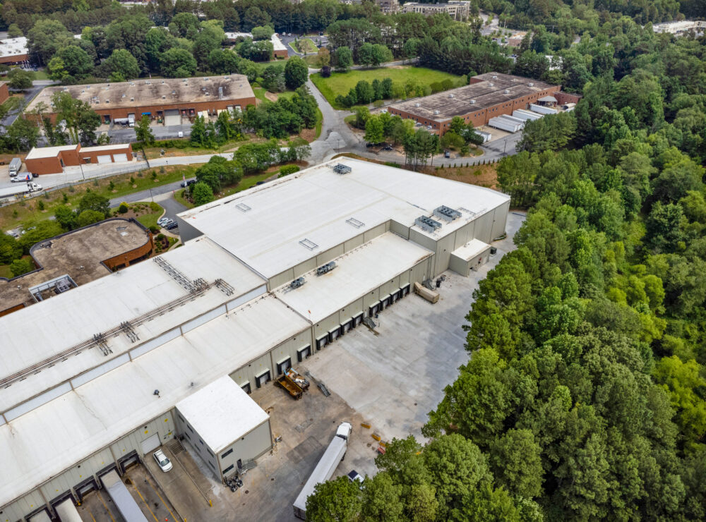A&D Foods, Duluth, GA aerial drone photo