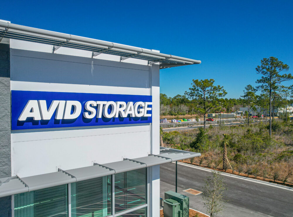 AVID Storage facility in Santa Rosa Beach, Florida aerial photo